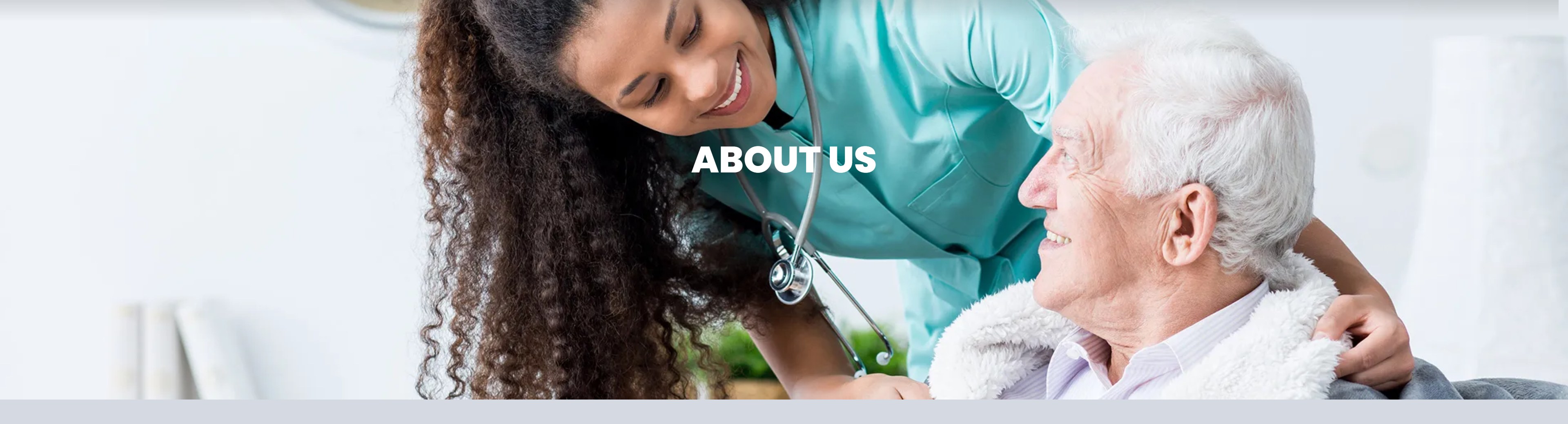 Nurse caring for an elderly patient